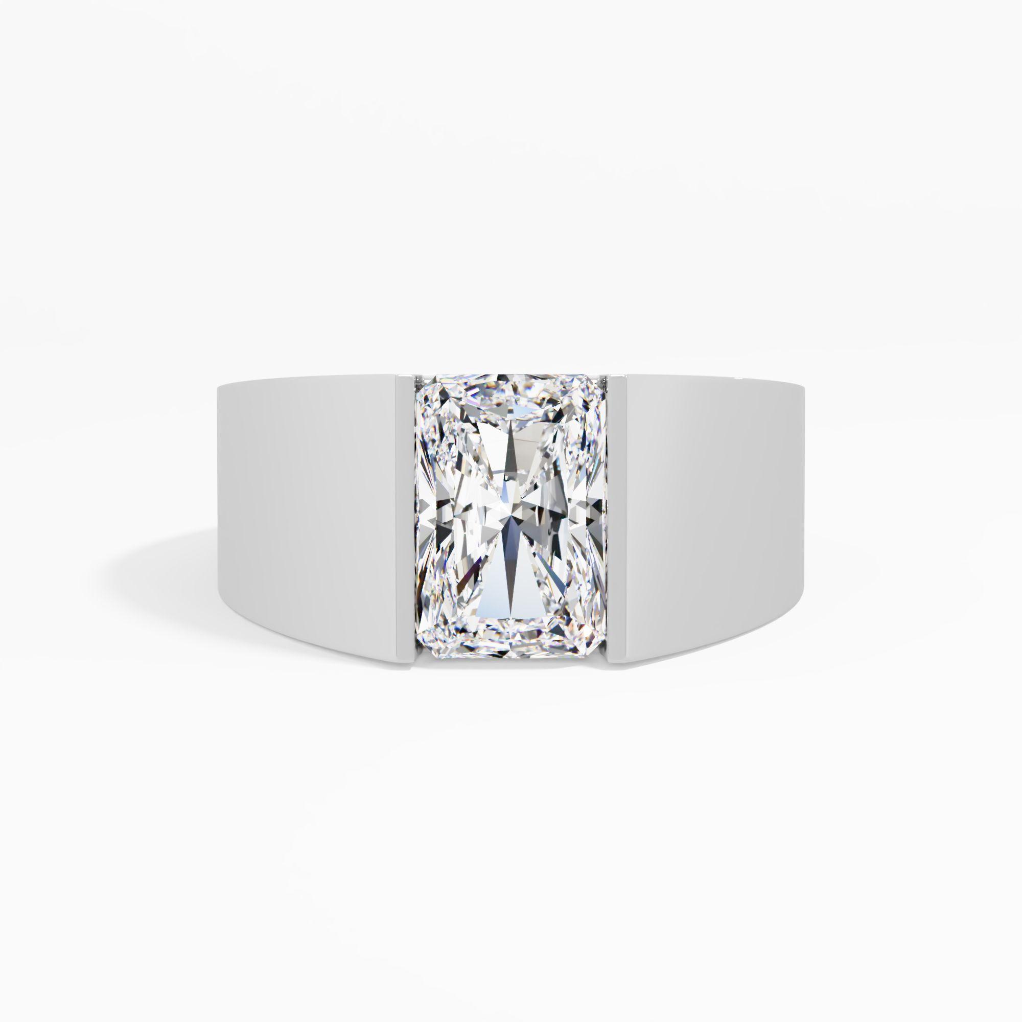 Vault Radiant Band in 14KT White Gold (Diamond Quality: FG-VVS VS)