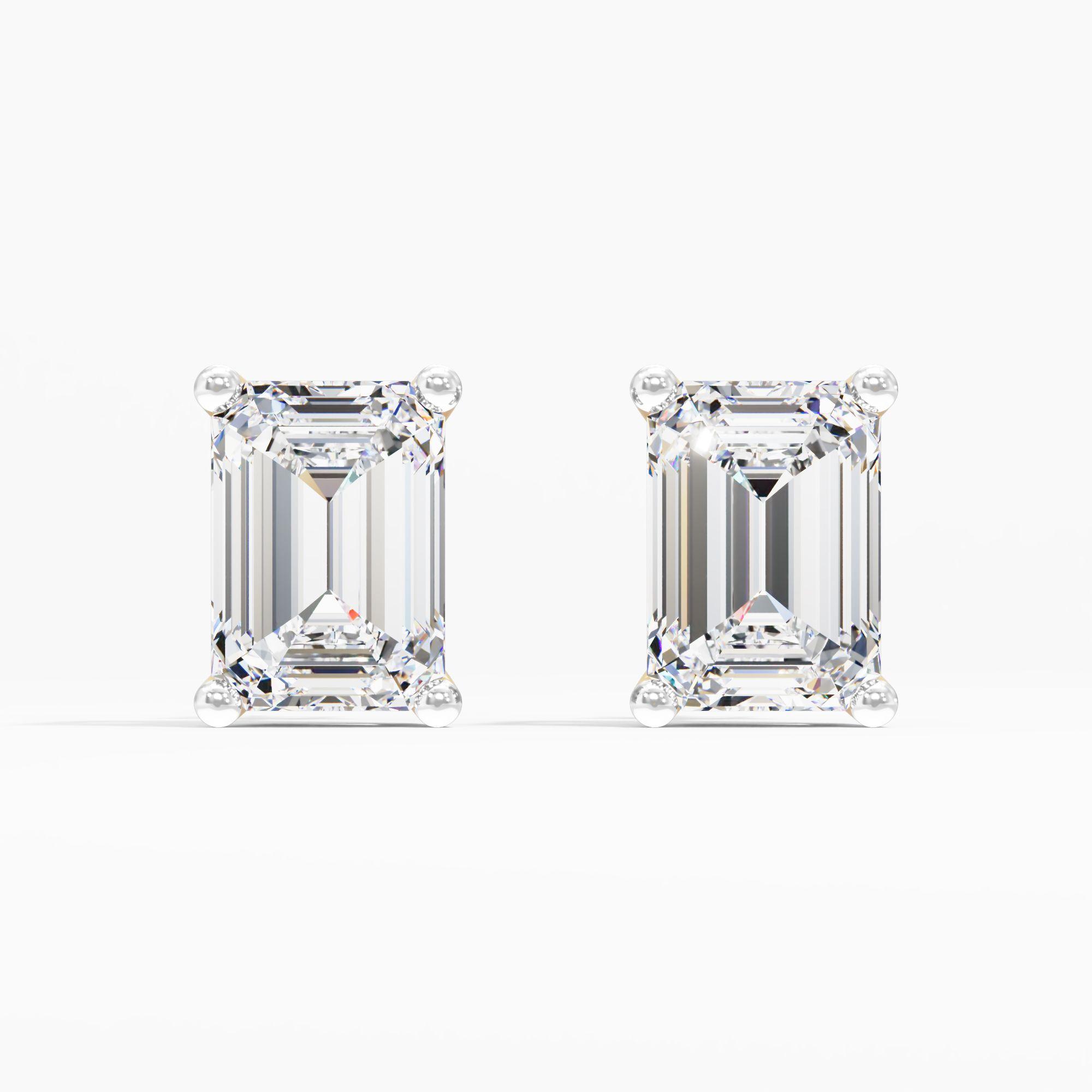 Fleeting Fusion Solitaire Stud Earrings in 9KT Yellow Gold (Diamond Quality: FG-VVS VS)