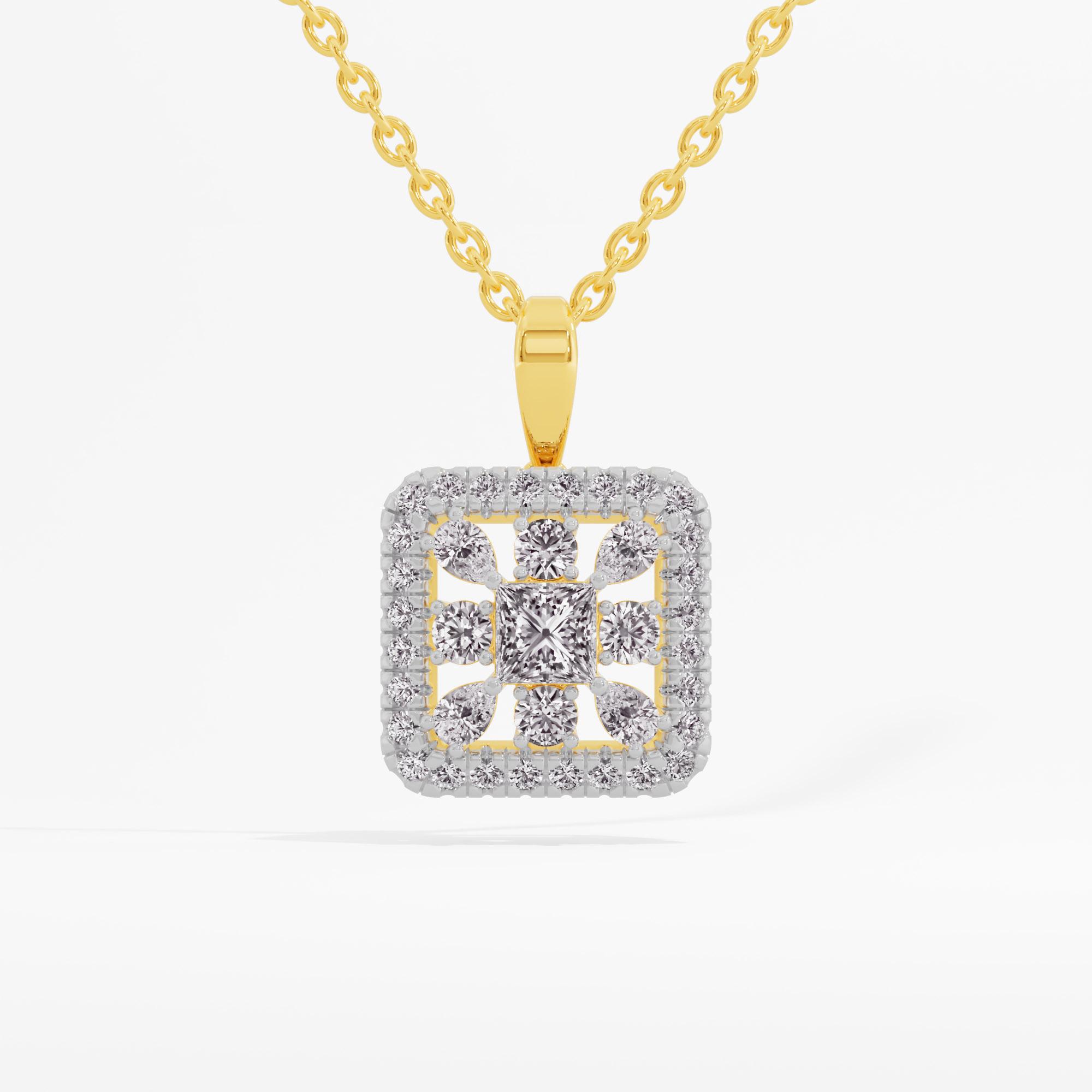 Galaxy Lumina Solitaire Pendant in 9KT Yellow Gold (Diamond Quality: FG-VVS VS)