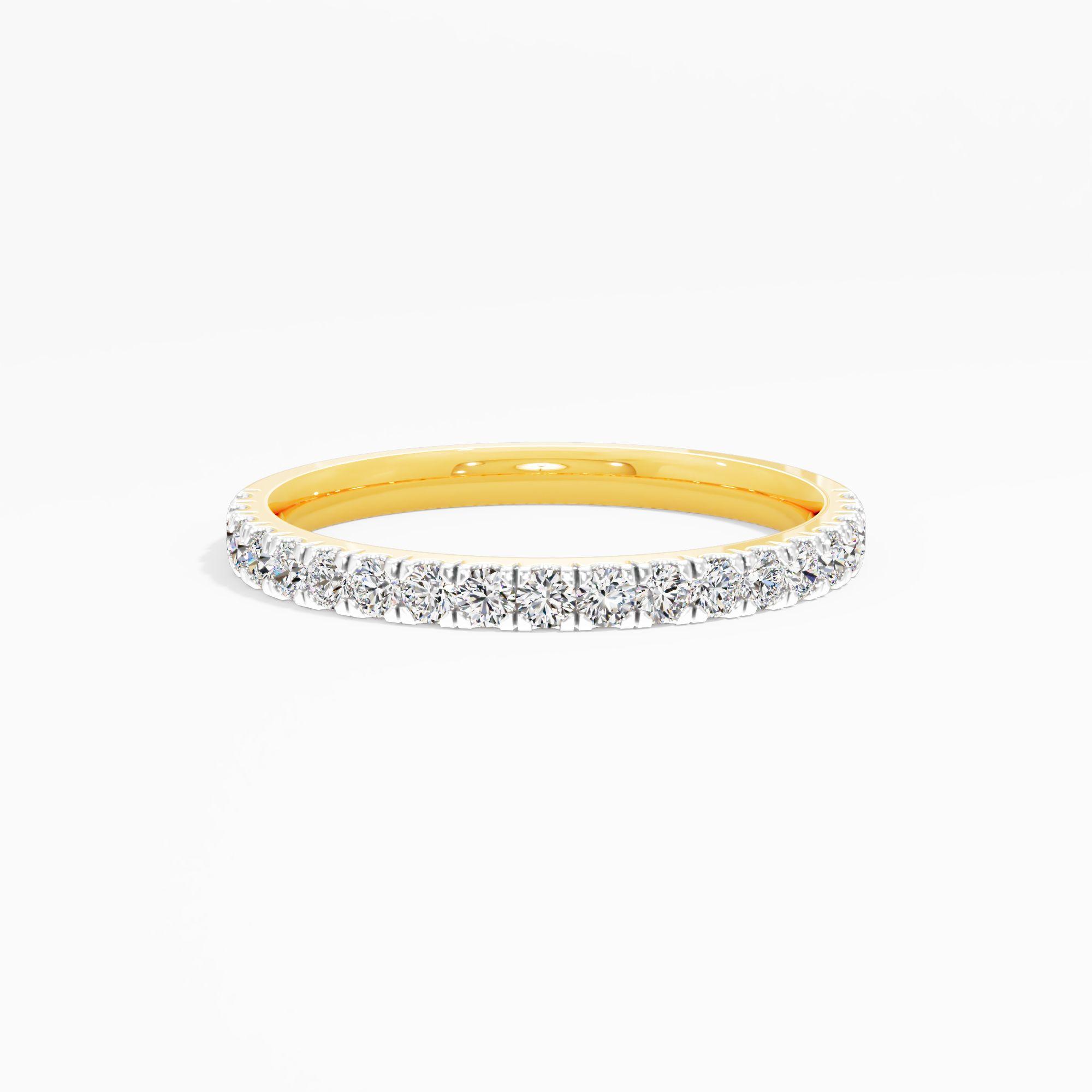 Endless Diamond Eternity Band in 9KT Yellow Gold (Diamond Quality: FG-VVS VS)