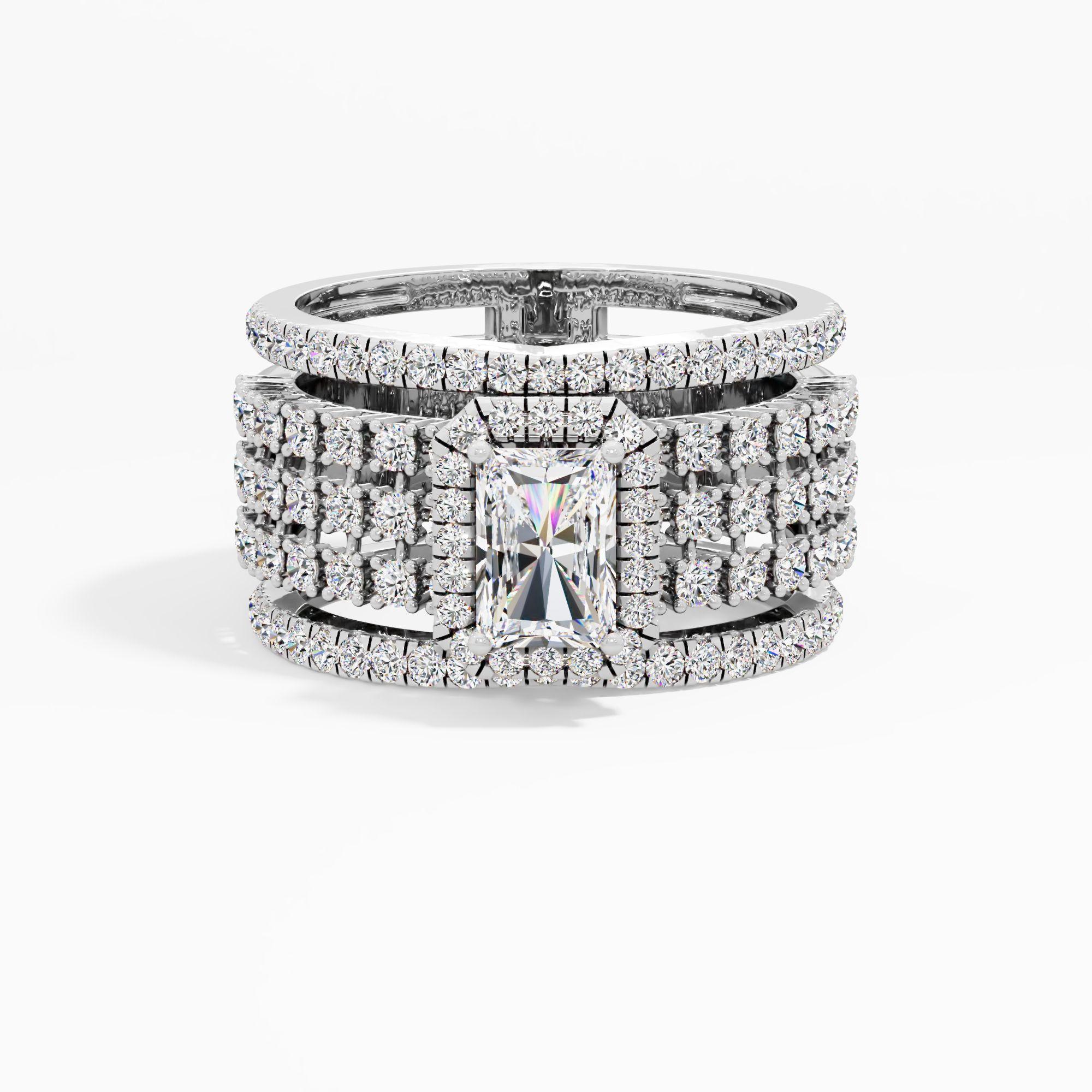 Eternal Elegance Diamond Solitaire Ring in 9KT White Gold (Diamond Quality: FG-VVS VS)