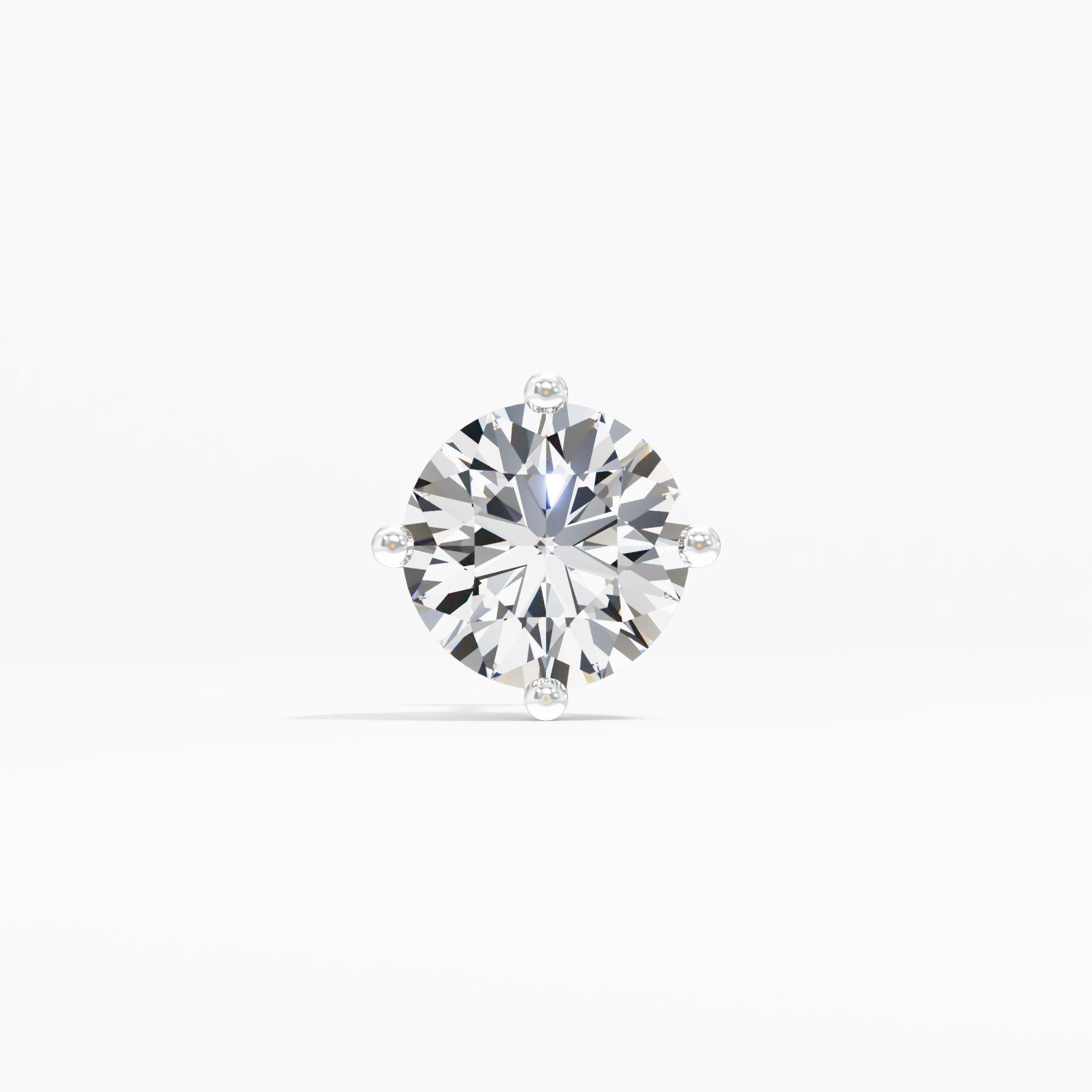The Lucent Solitaire Stud Nosepin in 9KT Yellow Gold (Diamond Quality: FG-VVS VS)