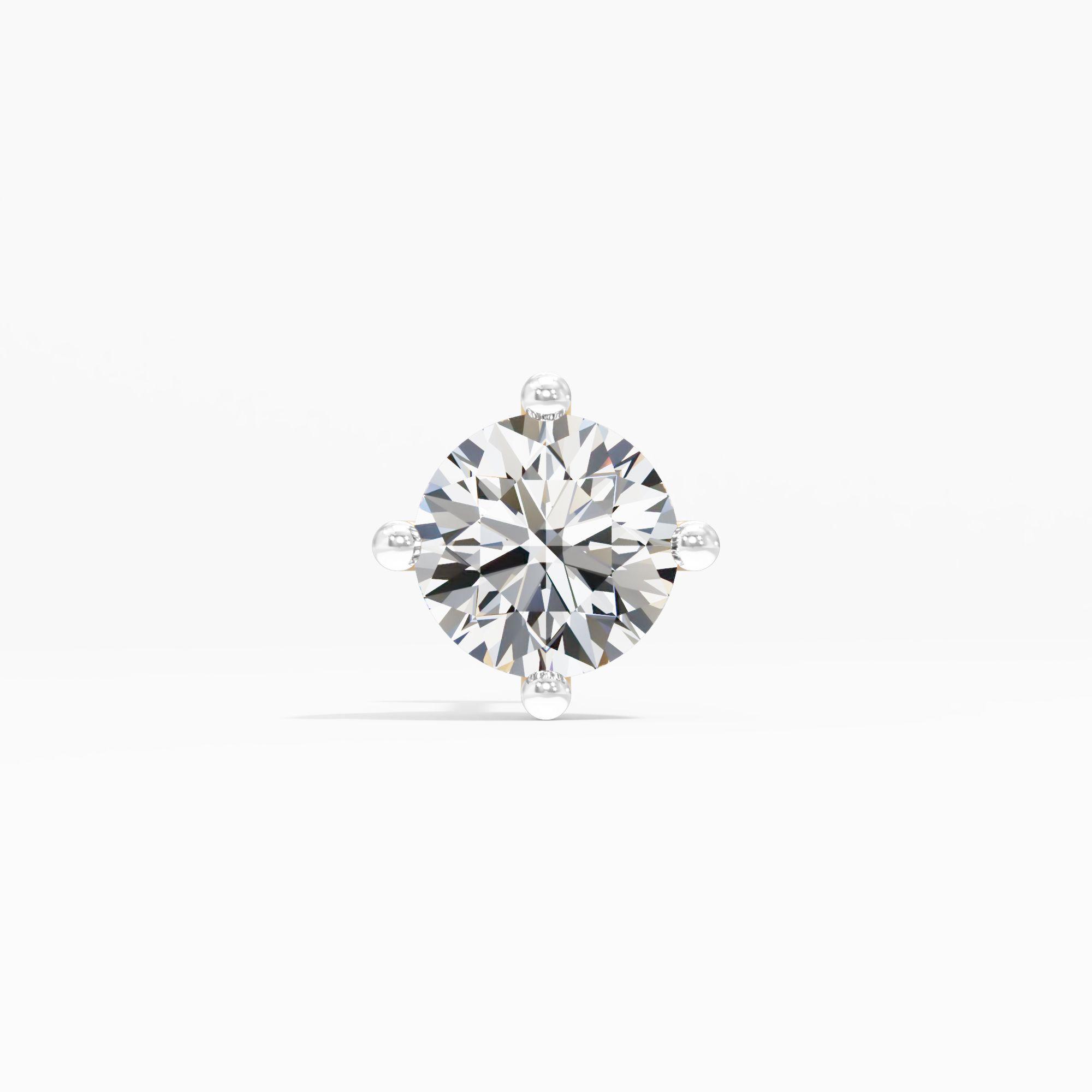 The Apex Solitaire Nosepin in 9KT Yellow Gold (Diamond Quality: FG-VVS VS)