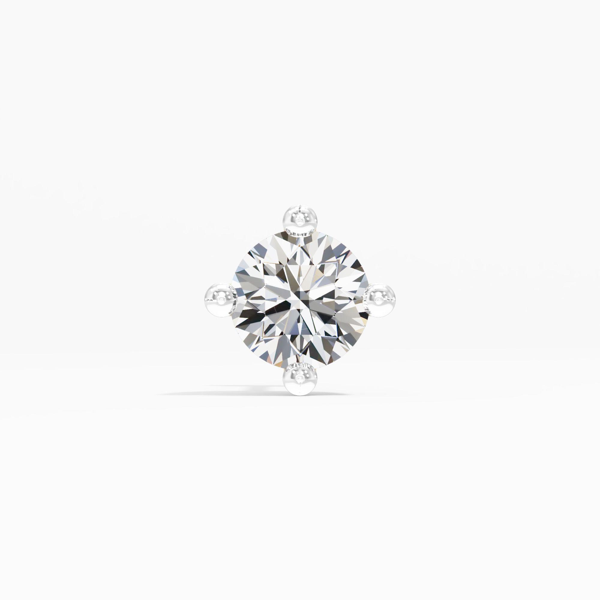 Aura Shine Solitaire Nosepin in 9KT Yellow Gold (Diamond Quality: FG-VVS VS)