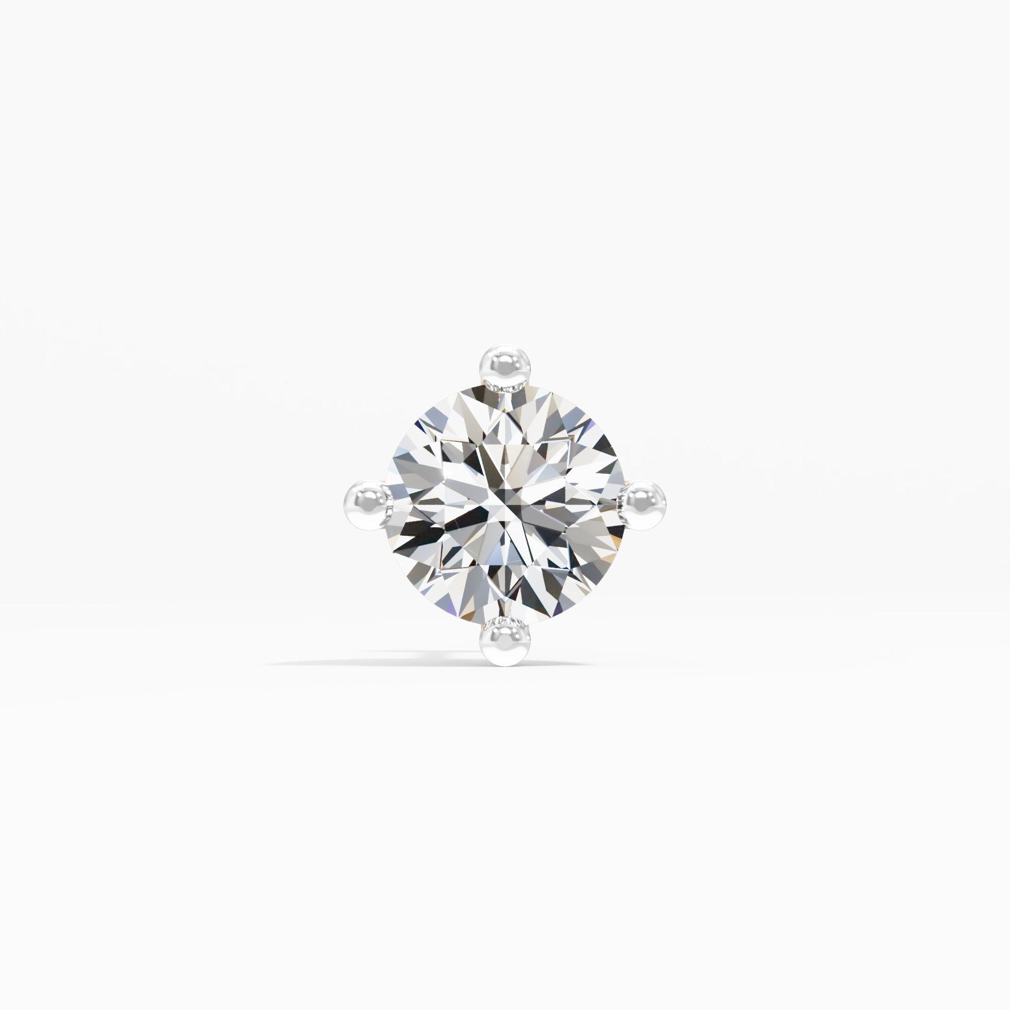 Timeless Brilliance Solitaire Nosepin in 9KT Yellow Gold (Diamond Quality: FG-VVS VS)
