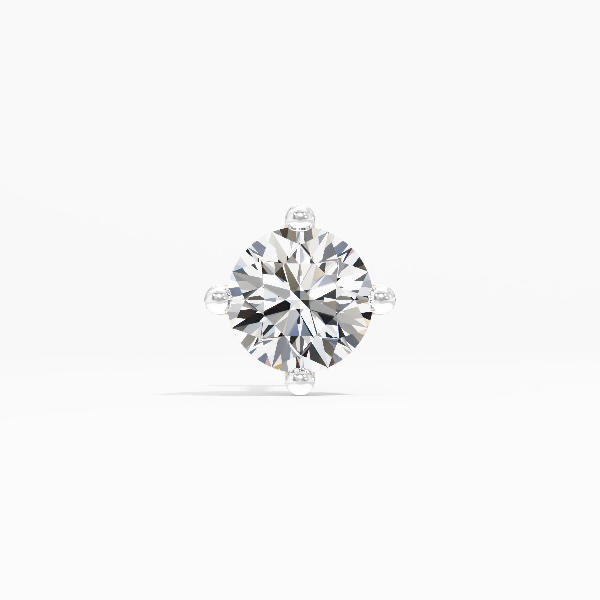 The Solitary Starburst Nosepin in 9KT Yellow Gold (Diamond Quality: FG-VVS VS)