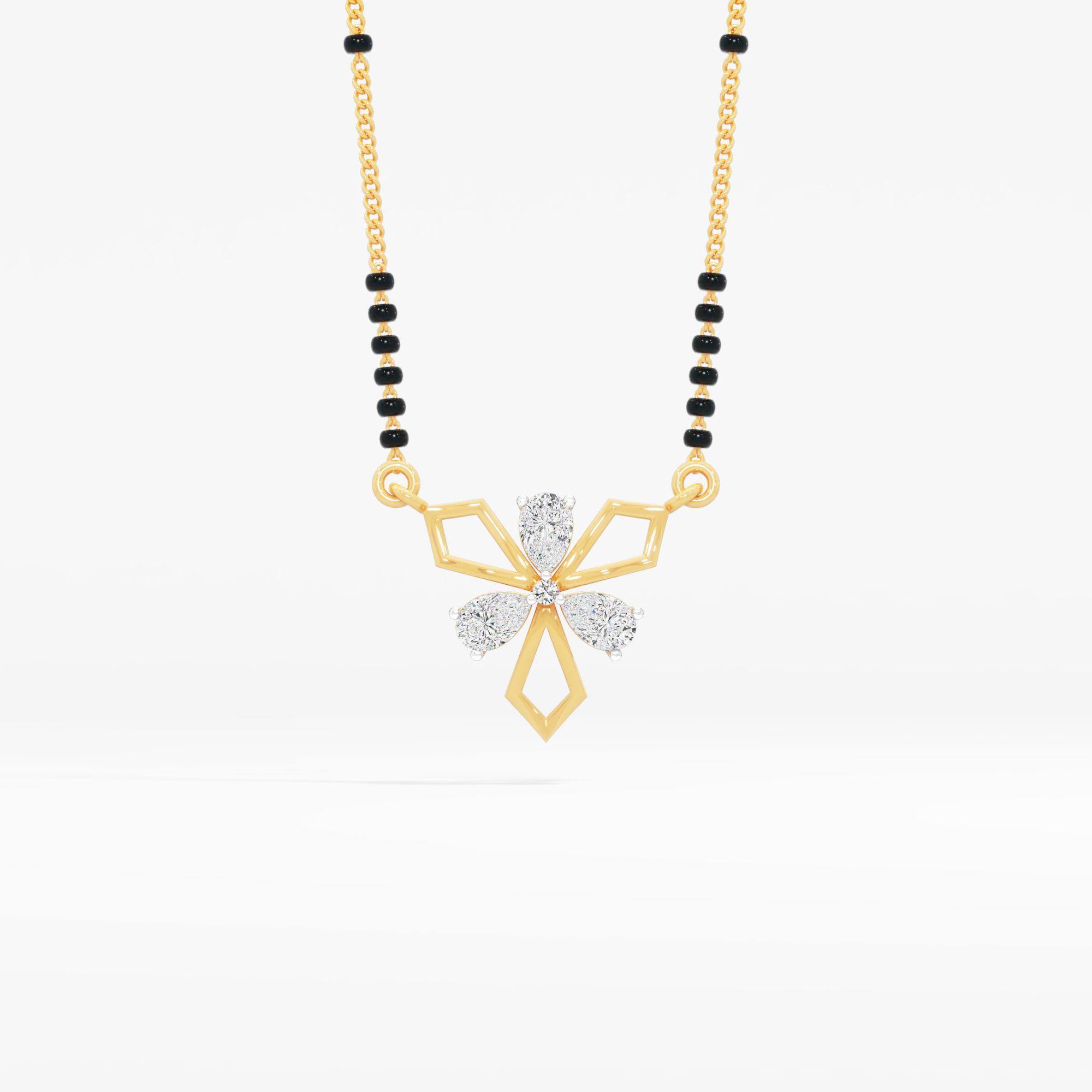 Forever Linked Mangalsutra Mangalsutra in 9KT Yellow Gold (Diamond Quality: FG-VVS VS)