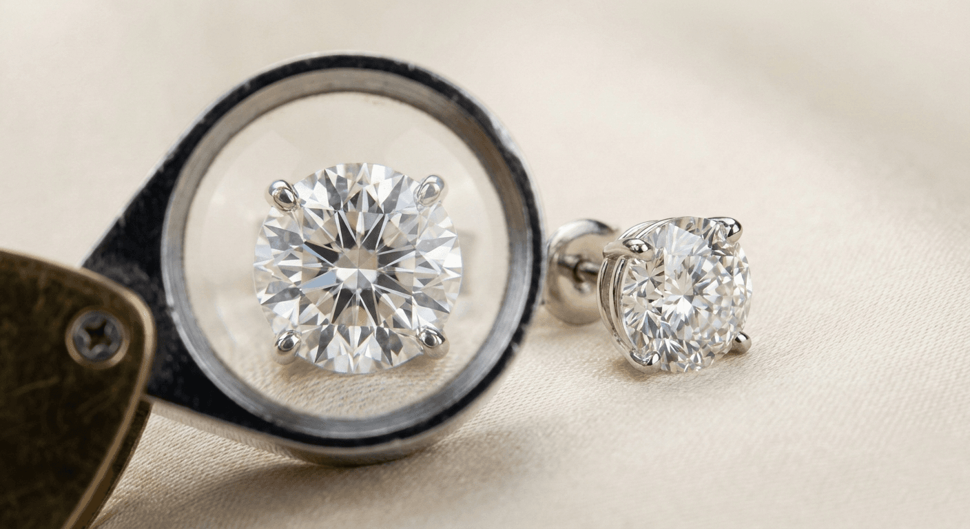 How to Avoid Fake Lab Grown Diamond Earrings