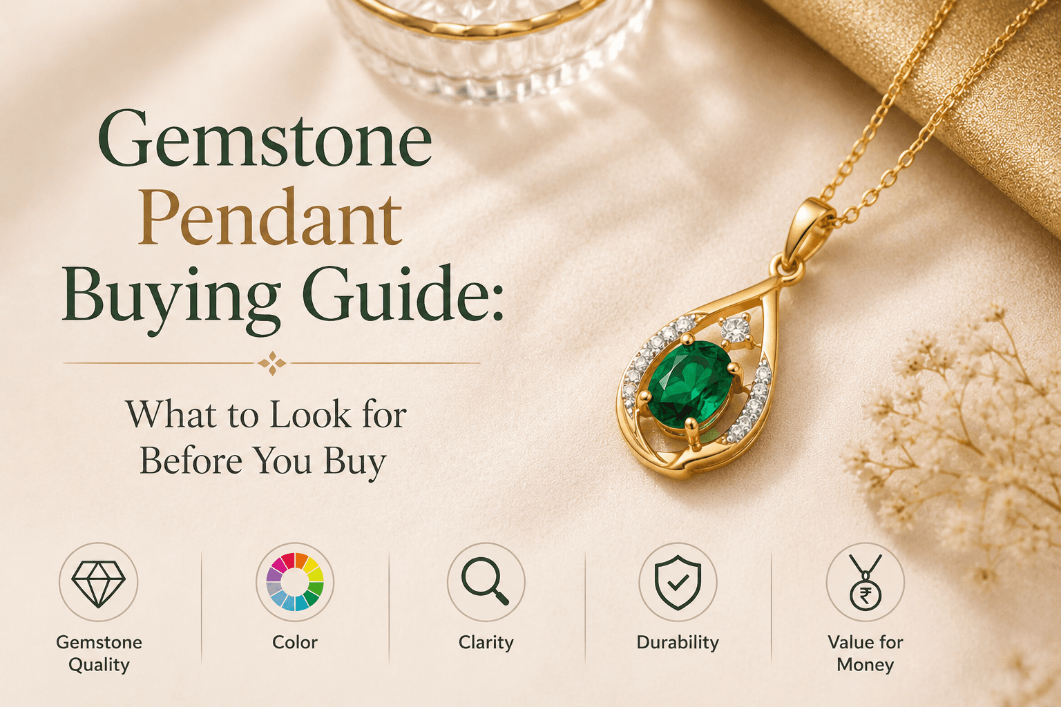 Gemstone Pendant Buying Guide: What to Look for Before You Buy