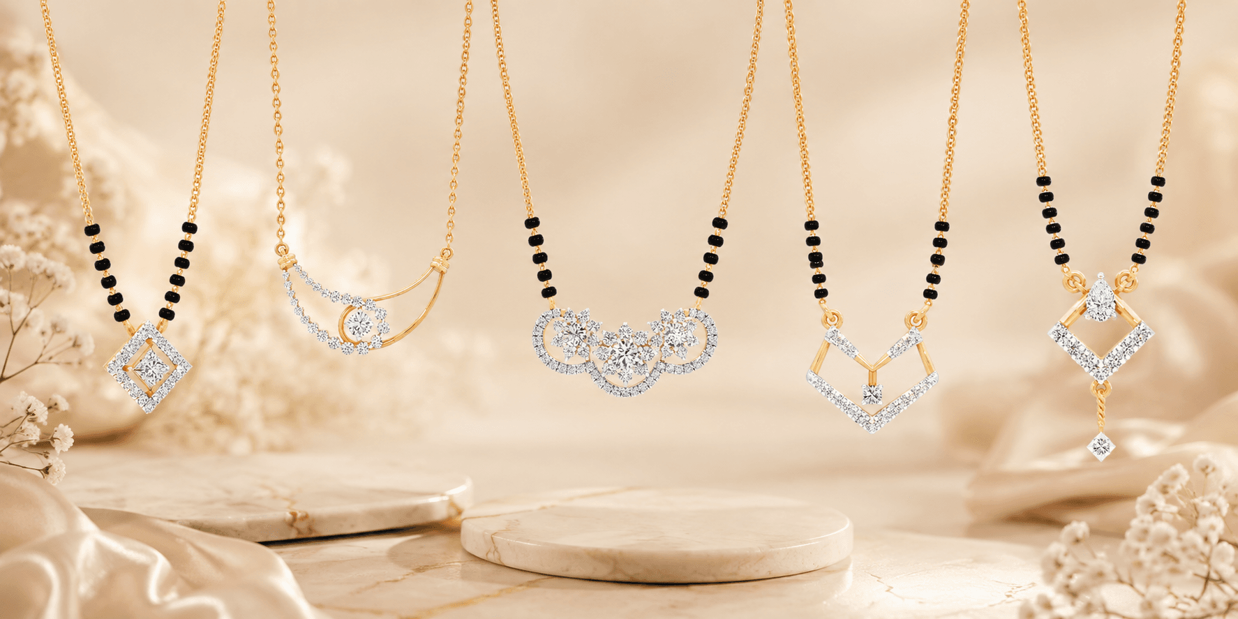 10 Stunning Lab-Grown Diamond Mangalsutra Designs for Everyday Use
